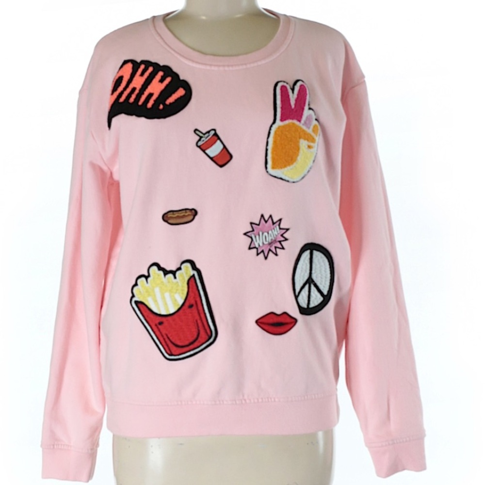 Pink Patch Sweater Scotch & Soda